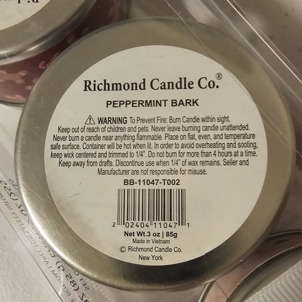 Festive Holiday Candle Set - Red - Picture 2 of 3